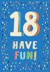 Picture of 18 BIRTHDAY CARD HAVE FUN